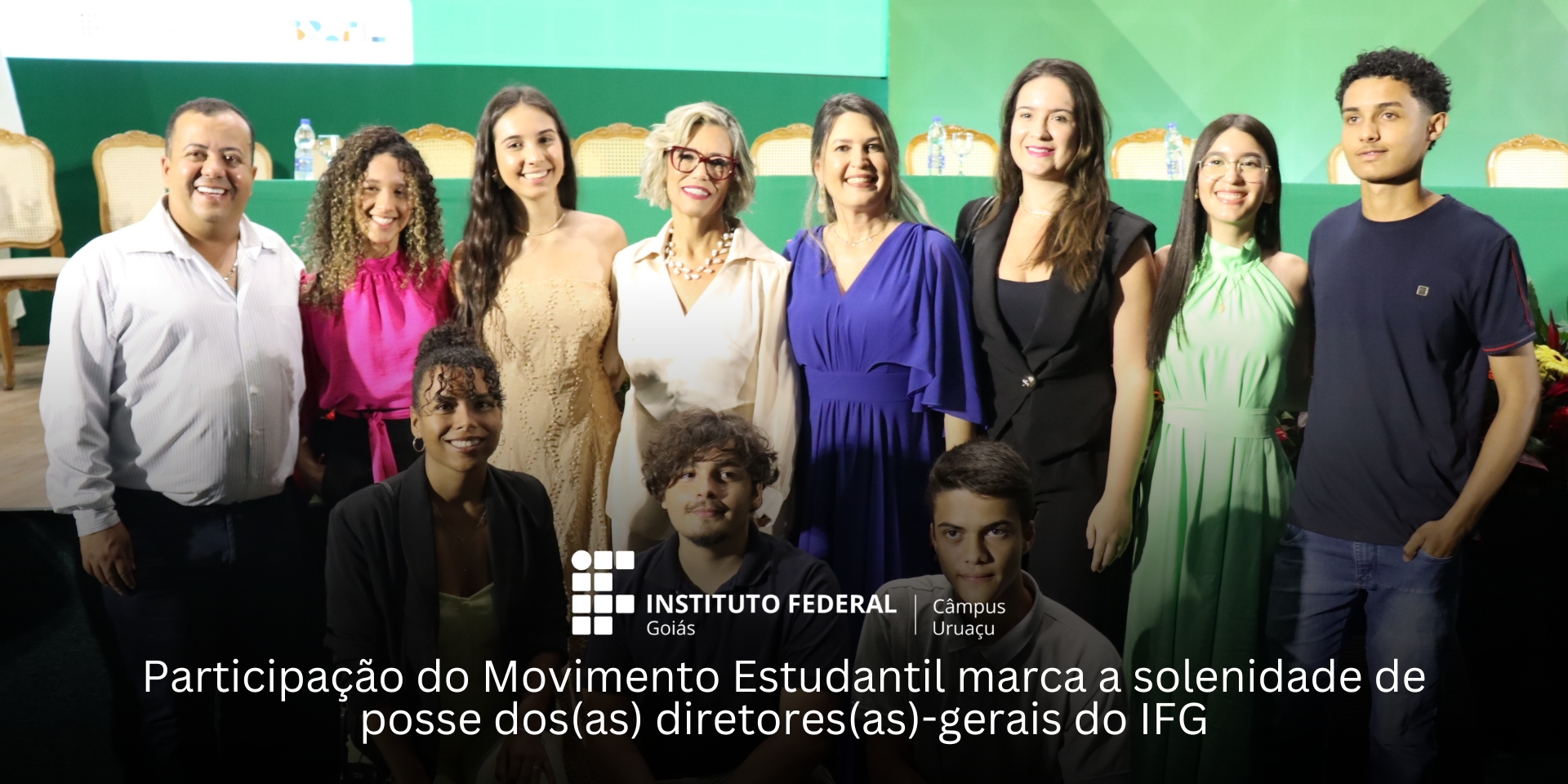 Participação do Movimento Estudantil marca a solenidade de posse dos(as) diretores(as)-gerais do IFG